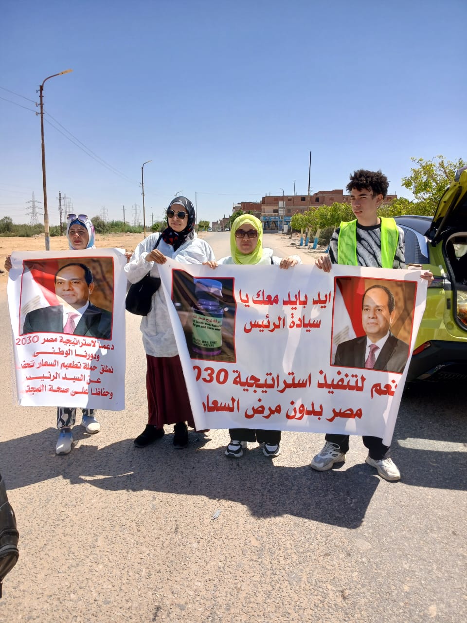 جانب من فاعليات الحملة،فيتو