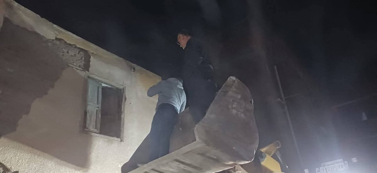 جانب من مكان الحادث،فيتو