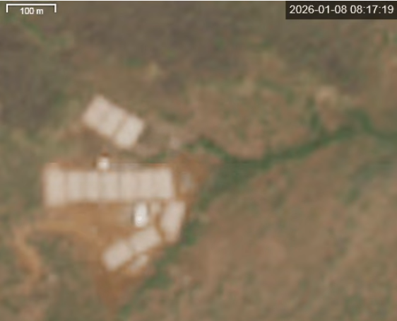 صورة معسكر مليشيات الدعم السريع في بني شنقول، فيتو