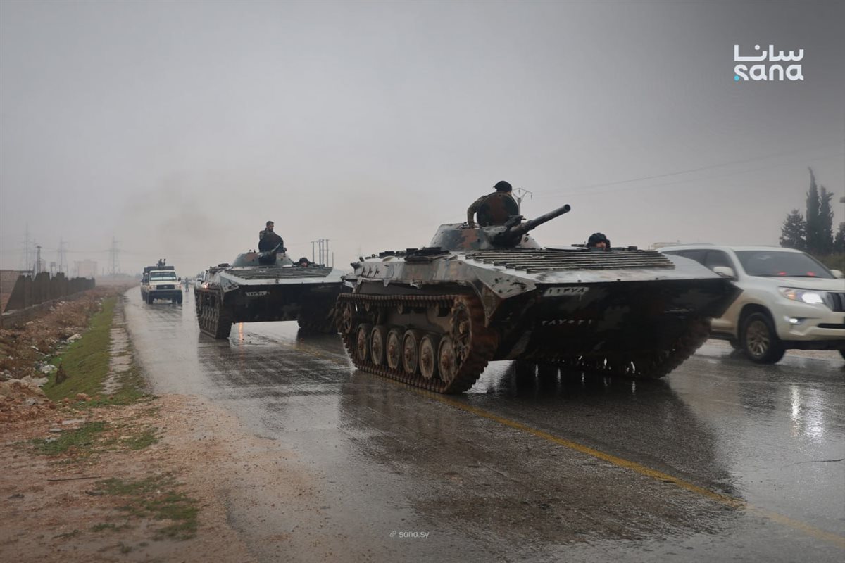 حشد قوات سوريا نقلا عن “ساانا