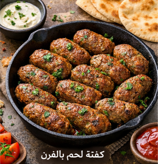 كفتة لحم بالفرن