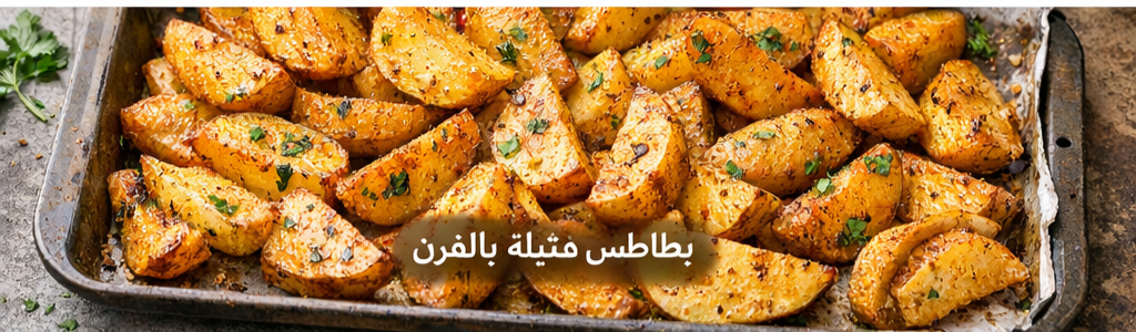 بطاطس متبلة بالفرن