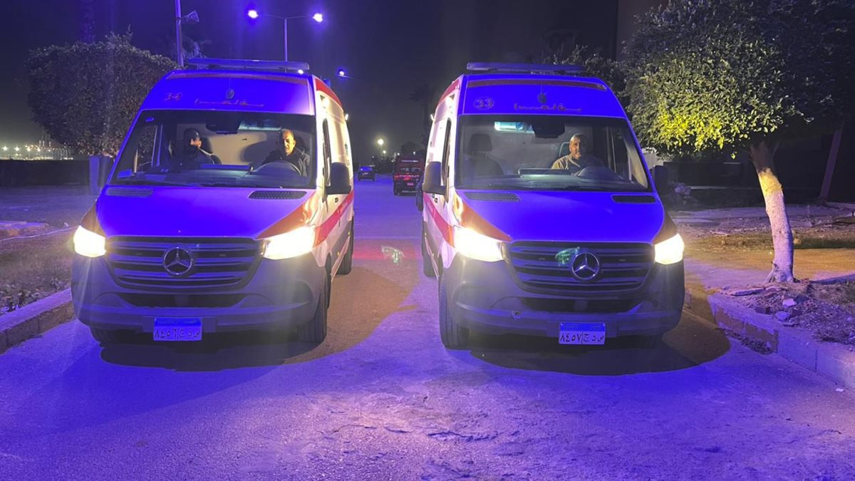 جانب من عملية الإغاثة، فيتو