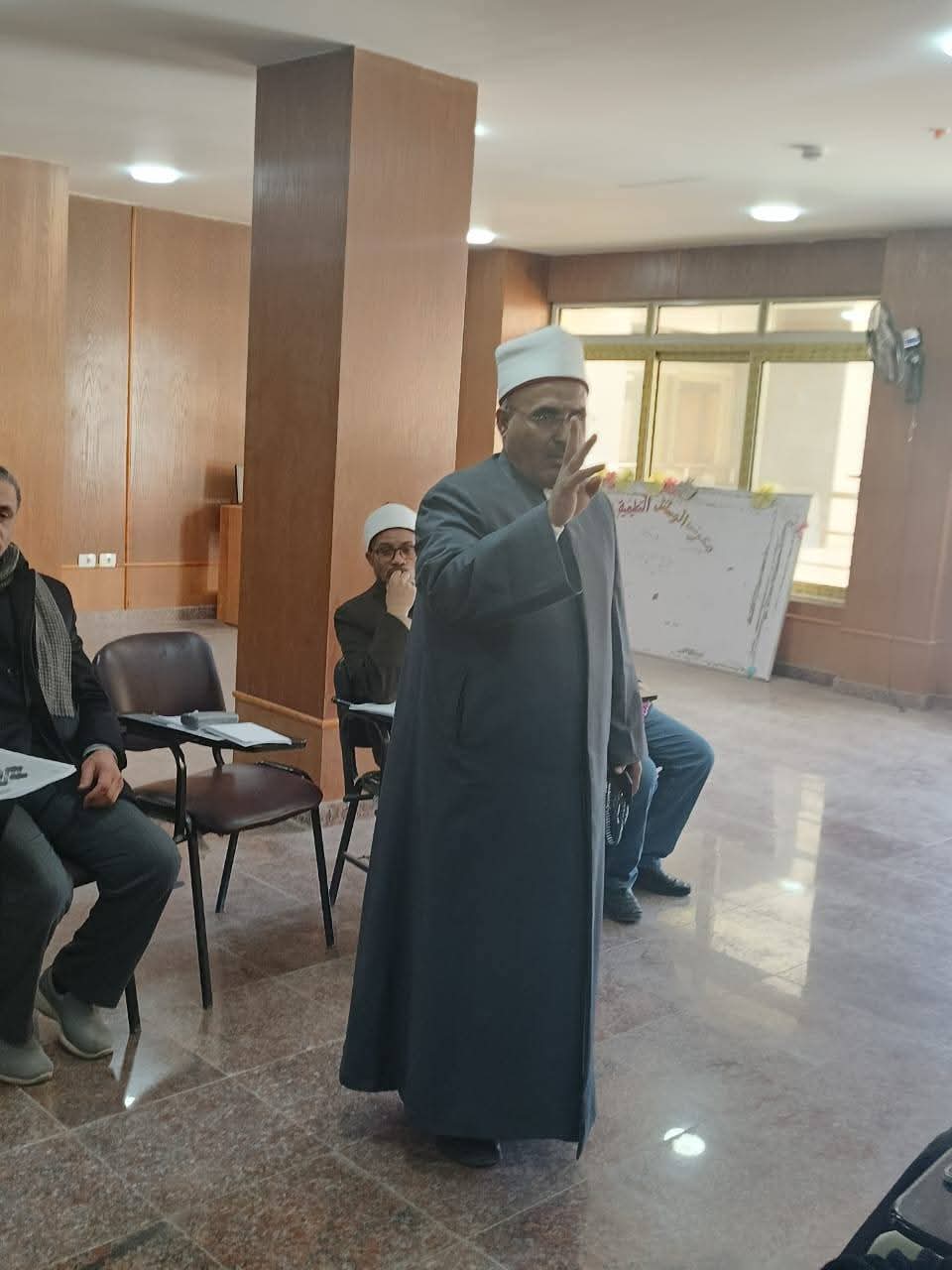 جانب من الاجتماع، فيتو&nbsp;