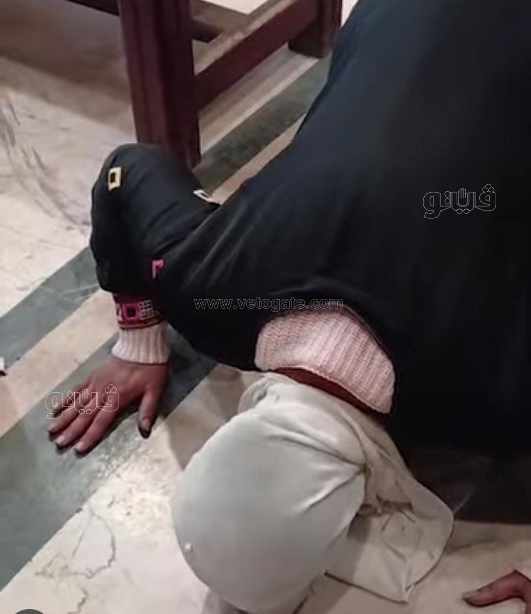 سجود والدة المجني عليها عقب النطق بالحكم،فيتو