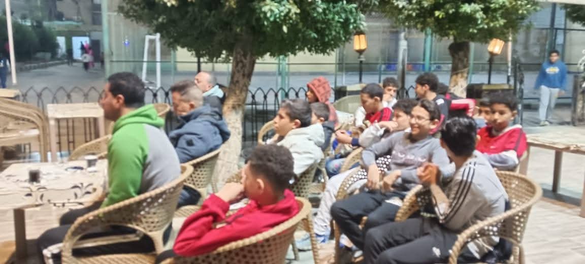 الاطفال الصغار في مقدمة مشجعي المنتخب &nbsp;بالقليوبية،فيتو&nbsp;