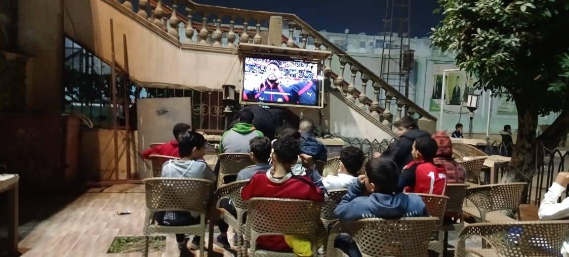 الاطفال الصغار في مقدمة مشجعي المنتخب &nbsp;بالقليوبية،فيتو&nbsp;