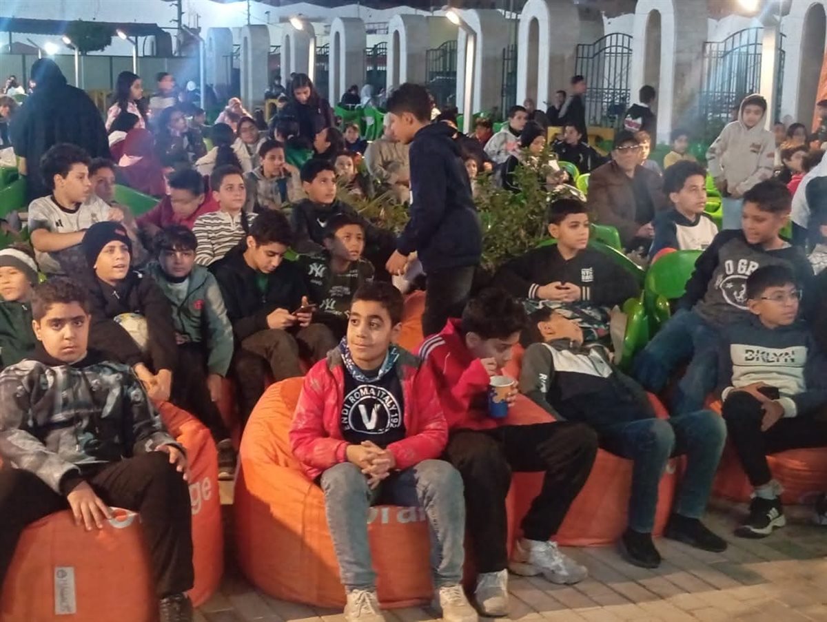 الاطفال الصغار في مقدمة مشجعي المنتخب &nbsp;بالقليوبية،فيتو&nbsp;