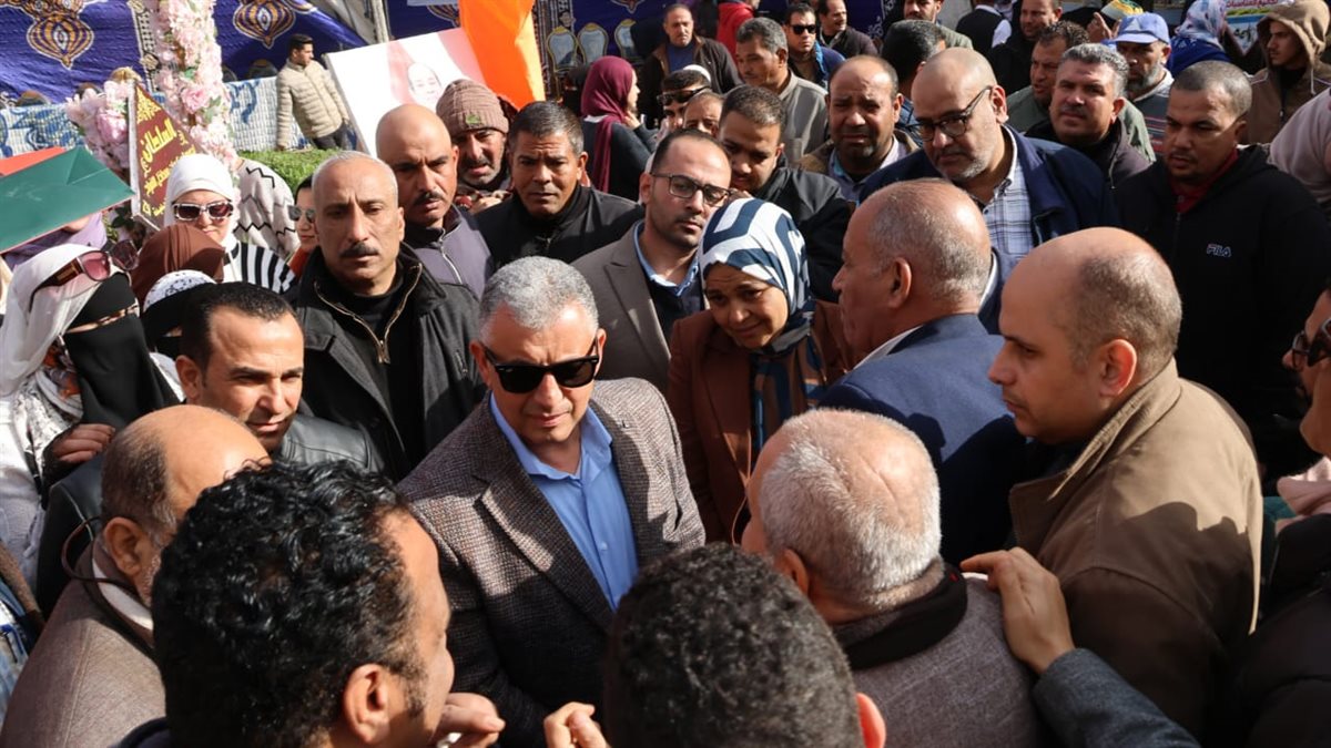 جانب من جولة محافظ الإسماعيلية لمتابعة أعمال التطوير، فيتو