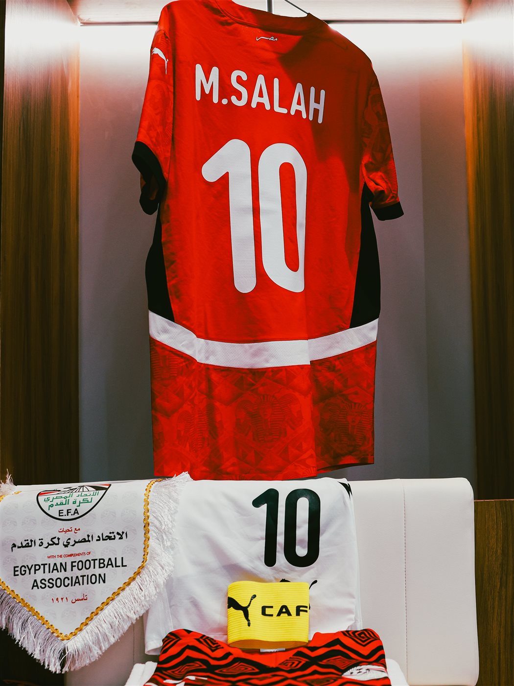 غرف ملابس مصر والسنغال قبل مواجهة نصف نهائي أمم أفريقيا