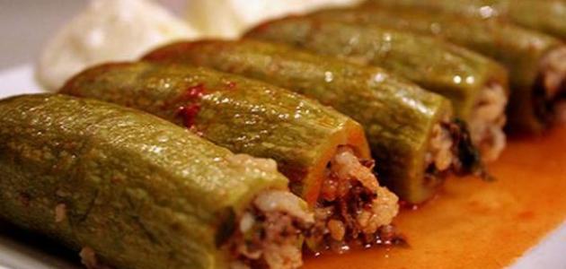 طريقة عمل محشي الكوسا فى الفرن&nbsp;