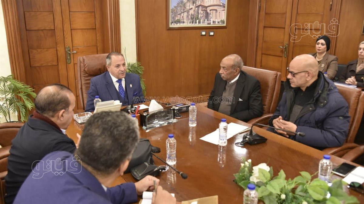 محافظ بورسعيد يناقش مشروع تطوير منطقة مسار العائلة المقدسة، فيتو&nbsp;