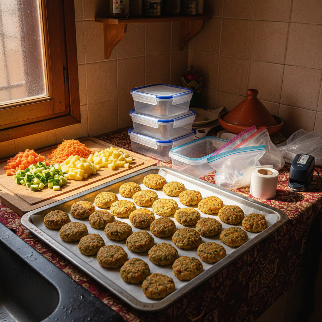 مكونات كفتة الخضار