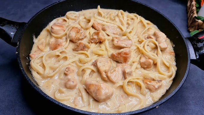 طريقة عمل المكرونة بالفراخ والوايت صوص&nbsp;