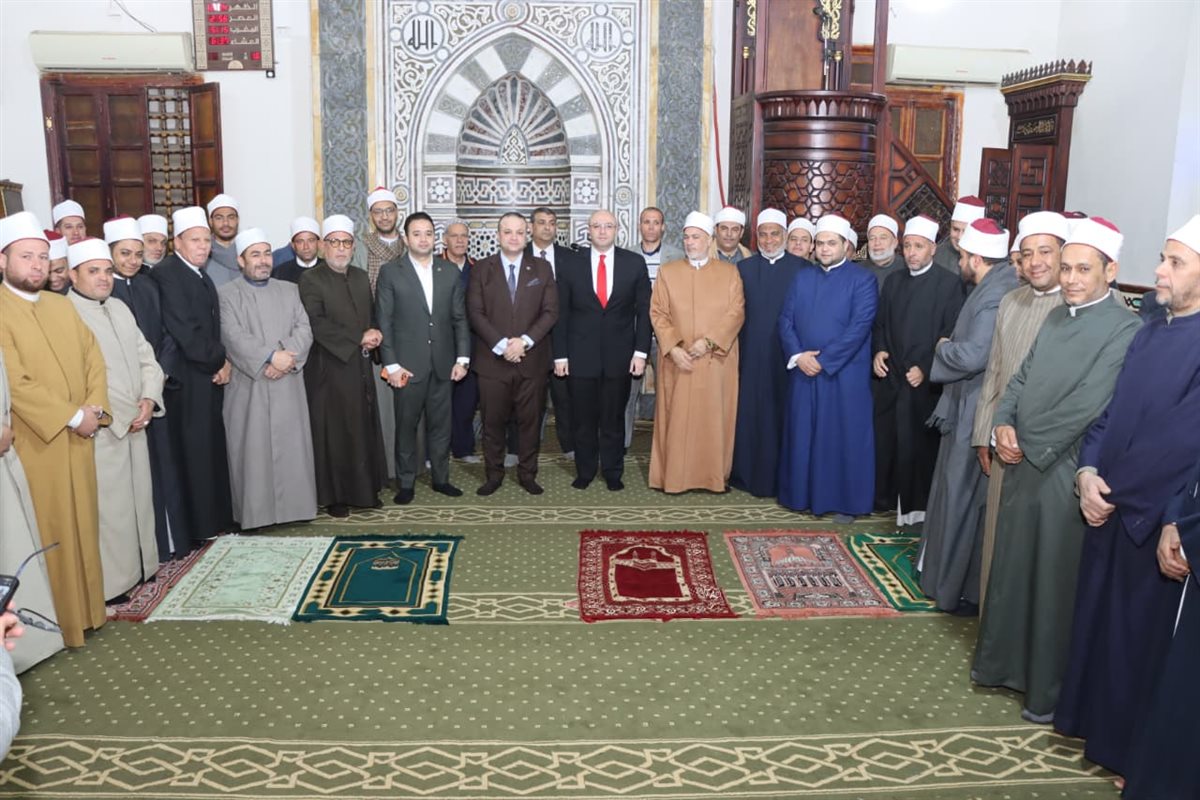 محافظ بني سويف خلال إحتفالية الإسراء والمعراج