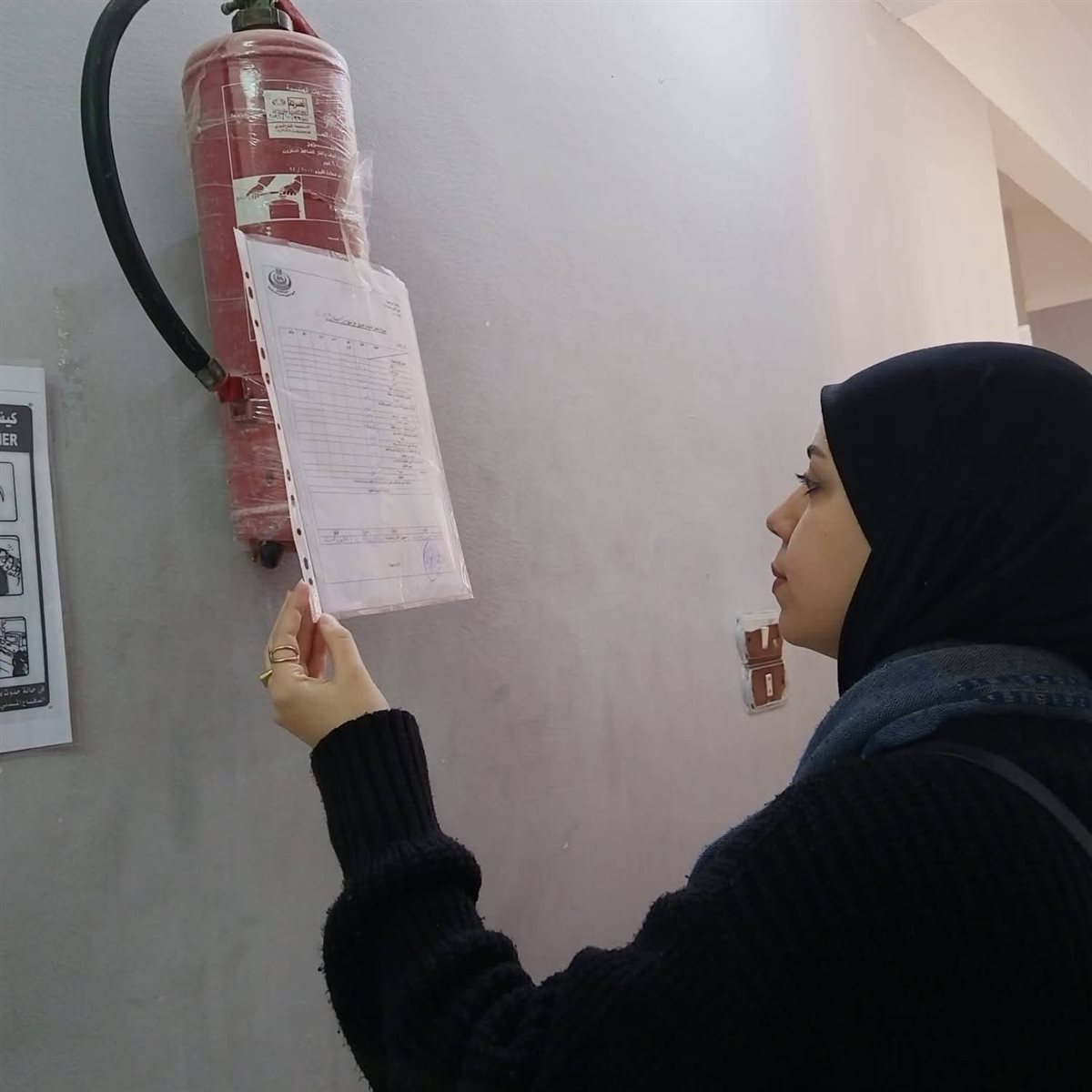 جانب من جولة مرور فريق إشراف مديرية الصحة على الكومسيون الطبي، فيتو