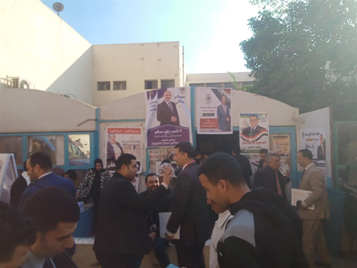 توافد المحامين &nbsp;علي انتخابات النقابة &nbsp;بالقليوبية، فيتو&nbsp;