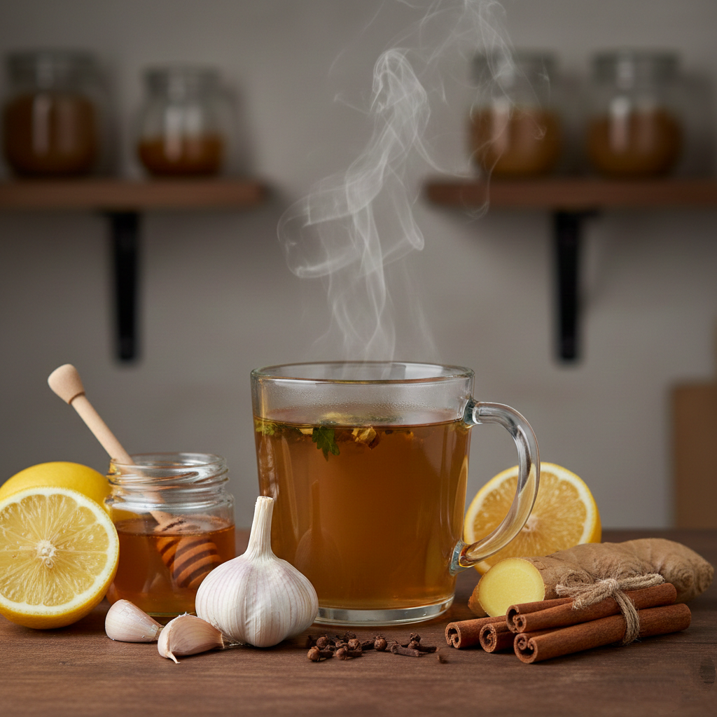 خلطات طبيعية لنزلات البرد