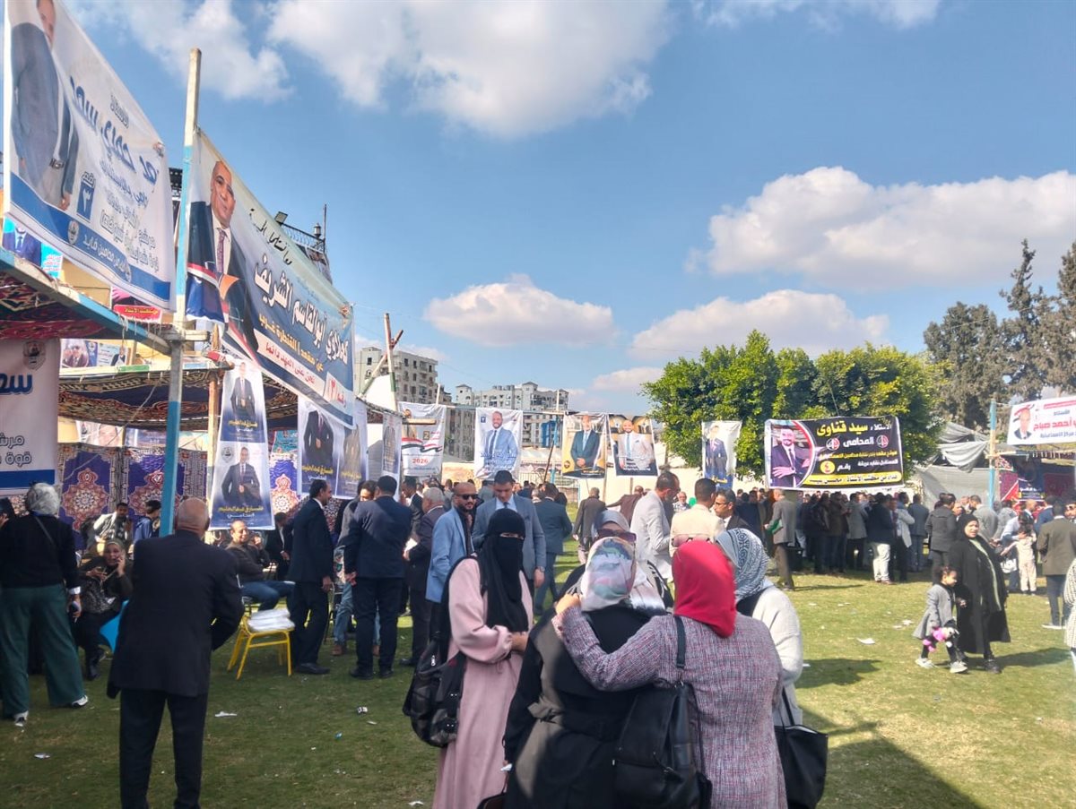 جانب من انتخابات نقابة المحامين في محافظة الإسماعيلية، فيتو