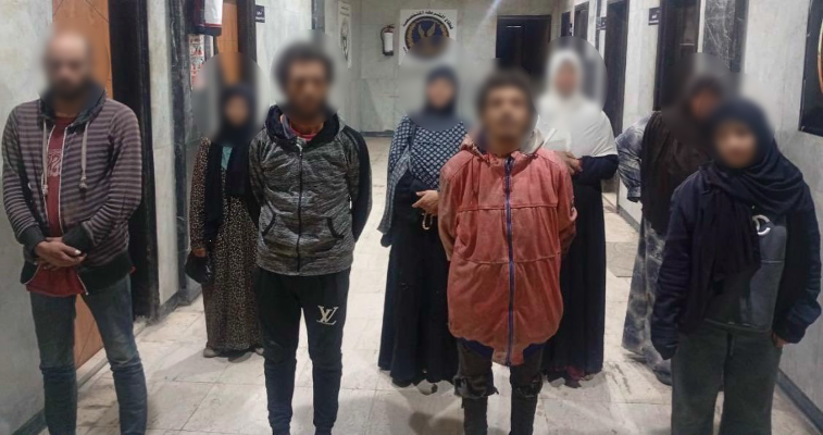 &nbsp;ضبط <strong>5 رجال و12 سيدة بصحبتهم 16 طفل لاستغلالهم فى أعمال التسول بالجيزة</strong>