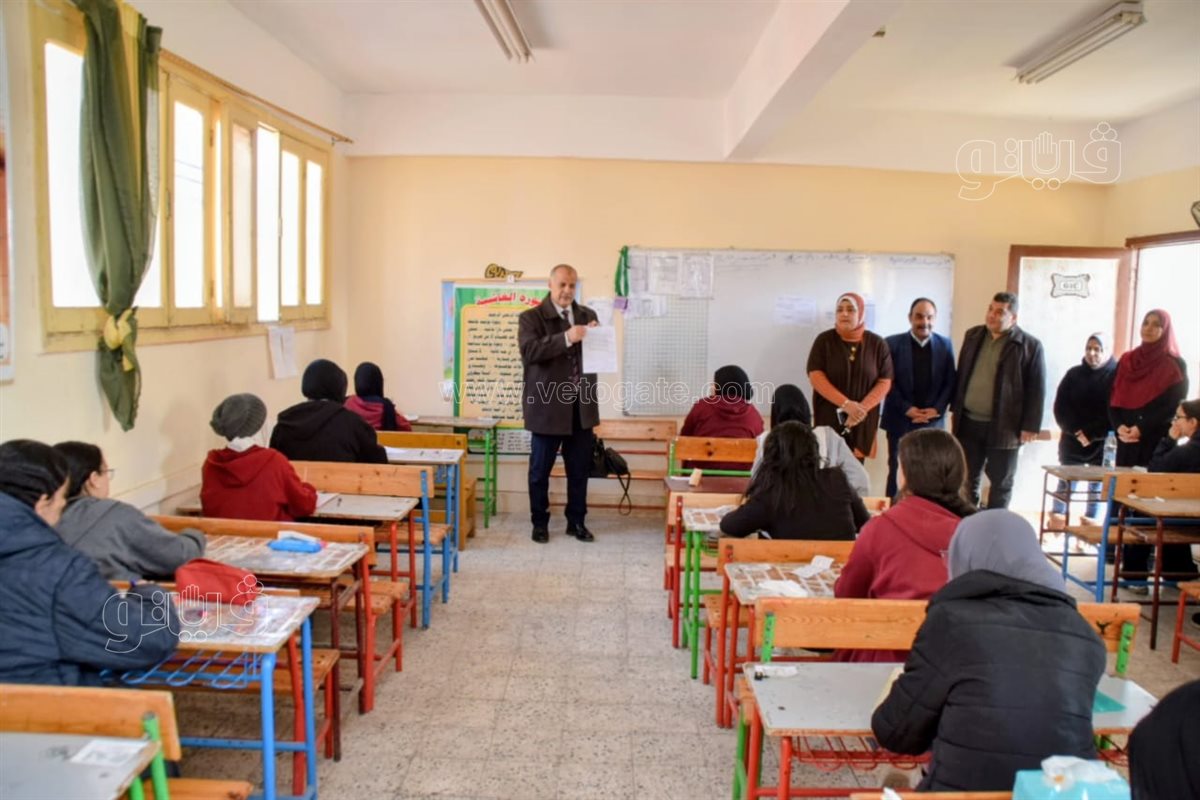 مدير تعليم بورسعيد يتفقد لجان امتحان اللغة الانجليزية، ڤيتو