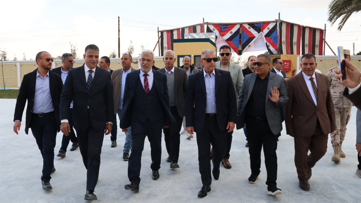 جانب من مراسم الافتتاح بمدرسة التحرير &nbsp;بالقنطرة غرب، فيتو