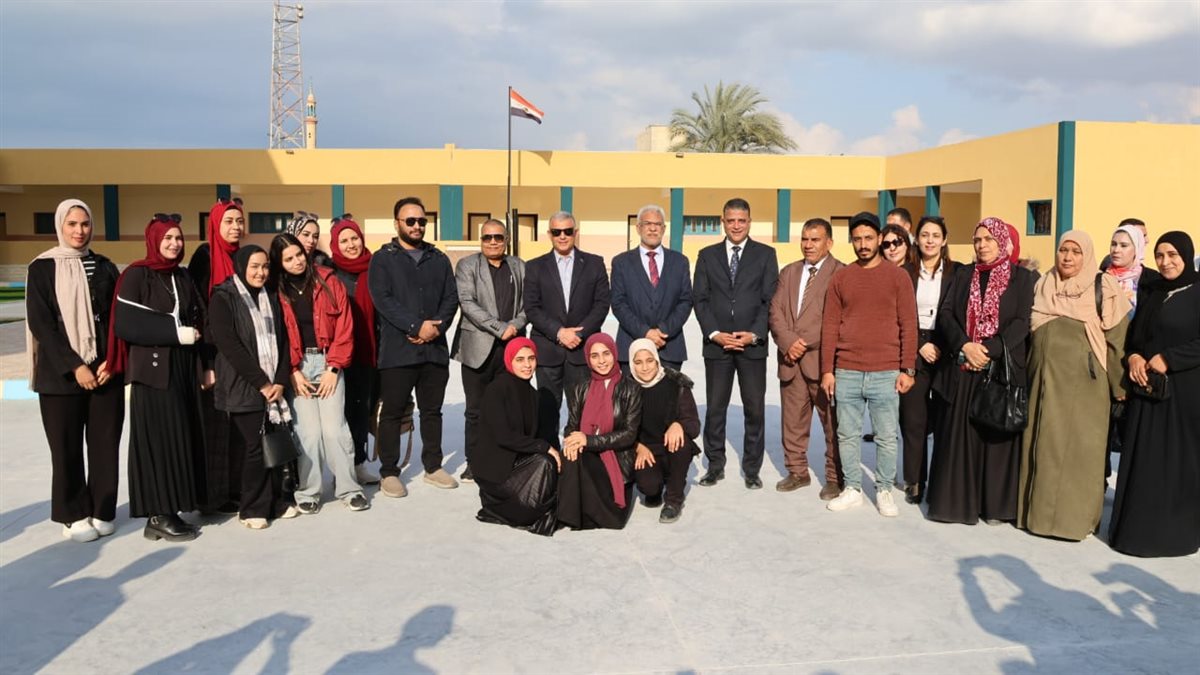 جانب من افتتاح مدرسة التحرير &nbsp;بالقنطرة غرب، فيتو