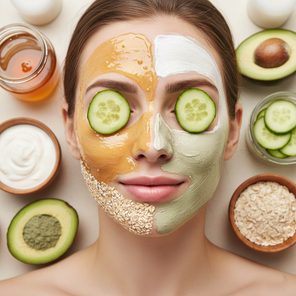 ماسكات لنضارة البشرة