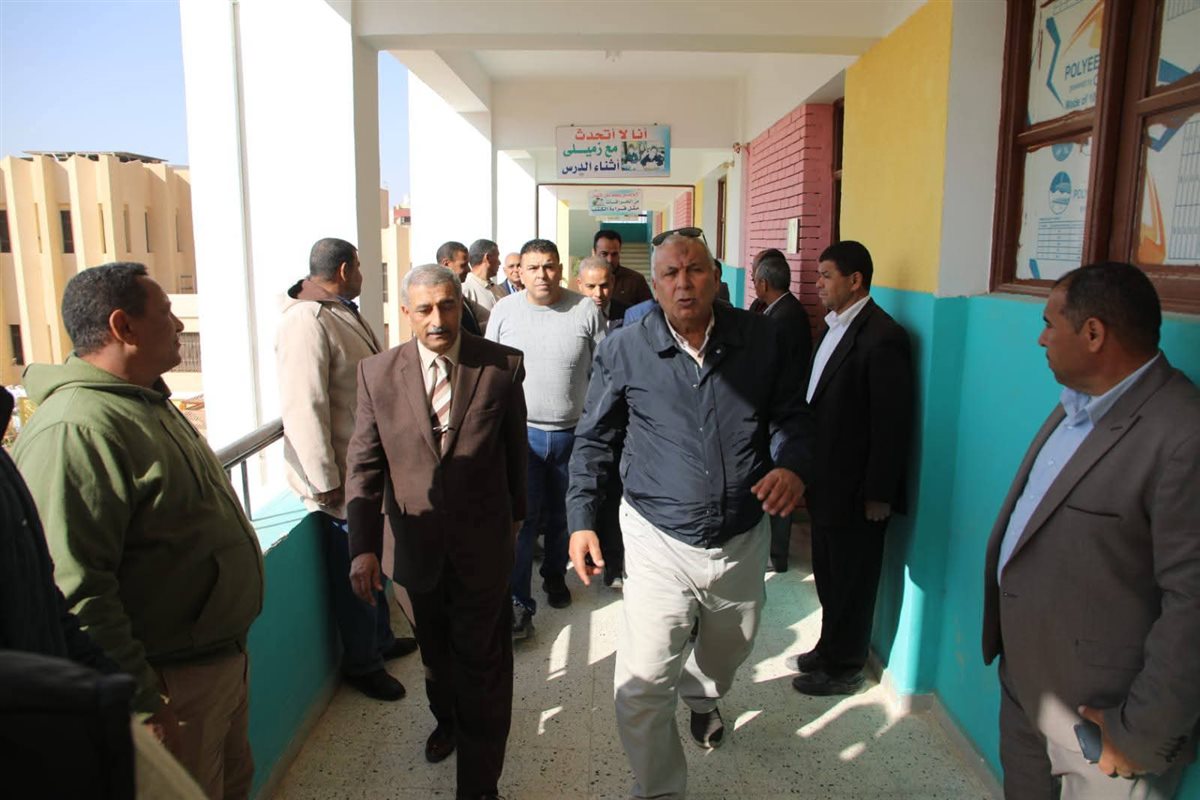 الزملوط يتابع سير امتحانات الشهادة الإعدادية&nbsp;