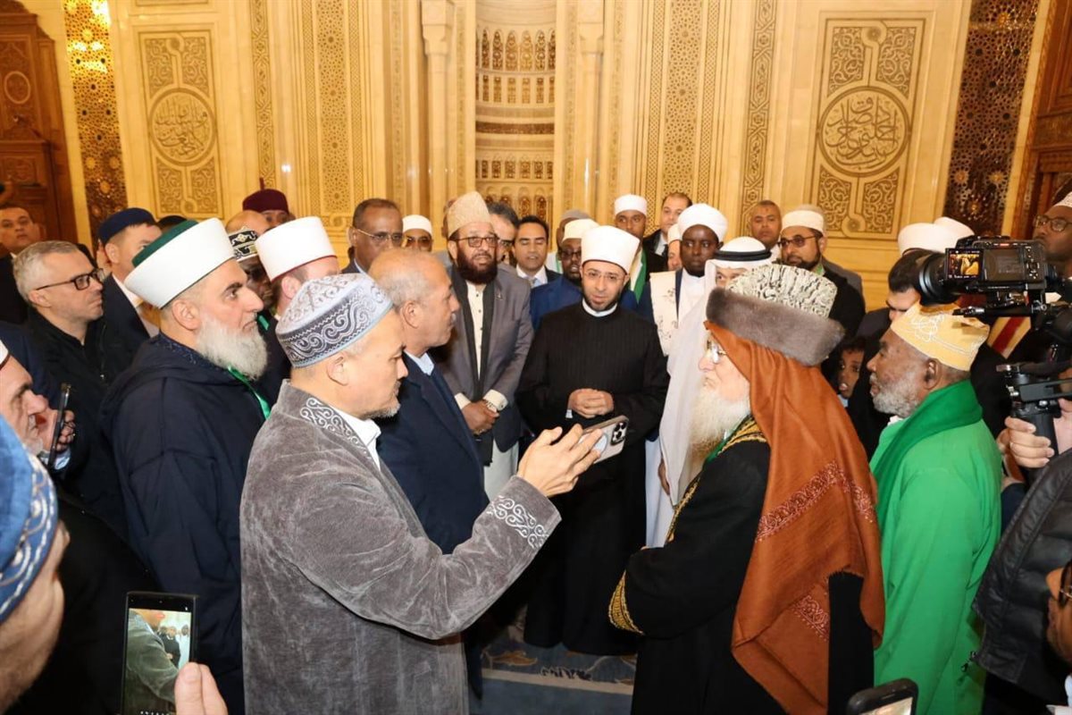 وزير الأوقاف يصطحب وفود مؤتمر الأعلى للشئون الإسلامية في زيارة لمسجد مصر الكبير &nbsp;&nbsp;