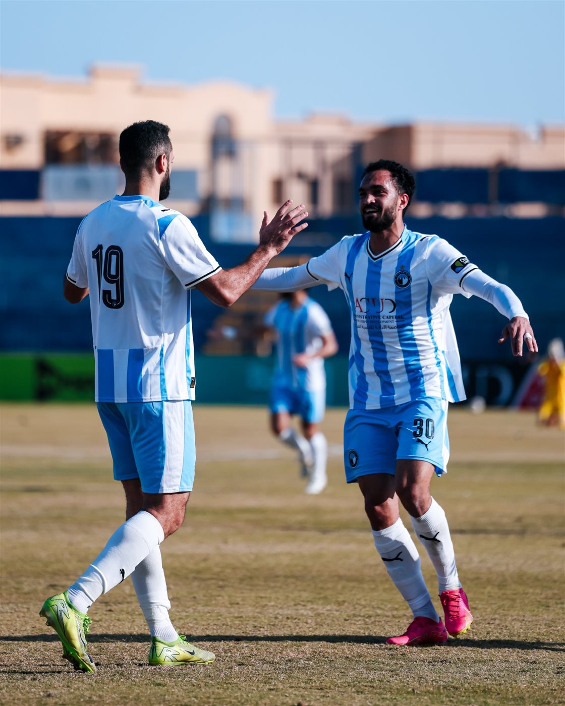 &nbsp;بيراميدز يتقدم بثلاثية أمام الجونة في الشوط الأول