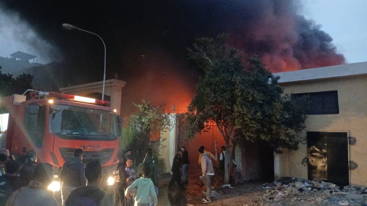 حريق بمصنع بالعبور،فيتو&nbsp;