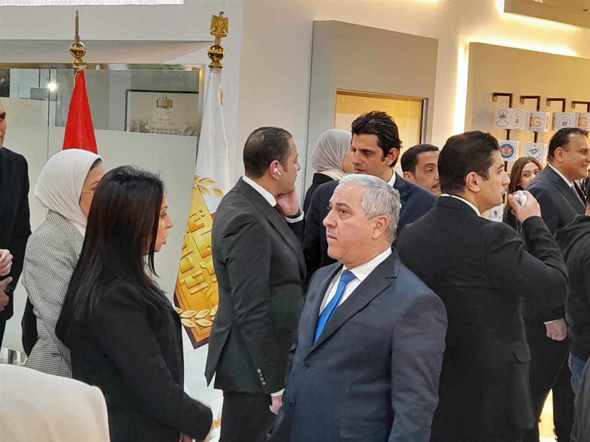 المهندس عبد الصادق الشوربجي فى افتتاح معرض الكتاب