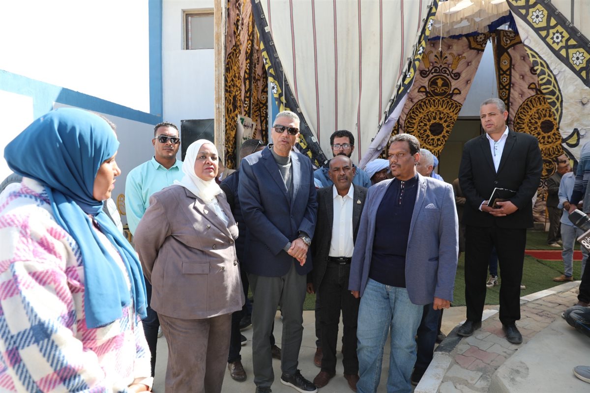 محافظ أسوان يطلق التشغيل التجريبي لمحطة معالجة الصرف الصحي