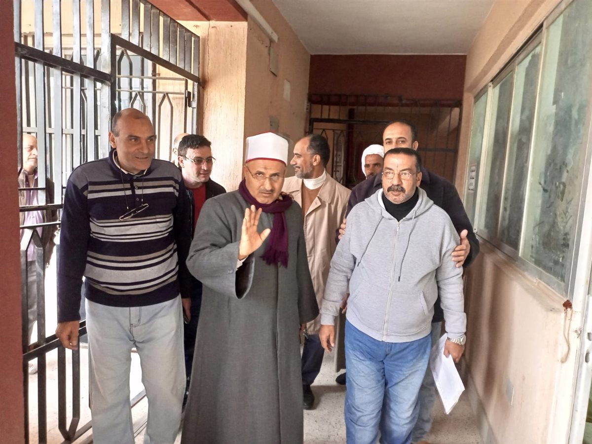 جانب من سير العمل بالكنترول، فيتو