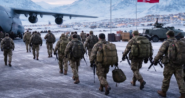 قوات أوروبية الى جرينلاند