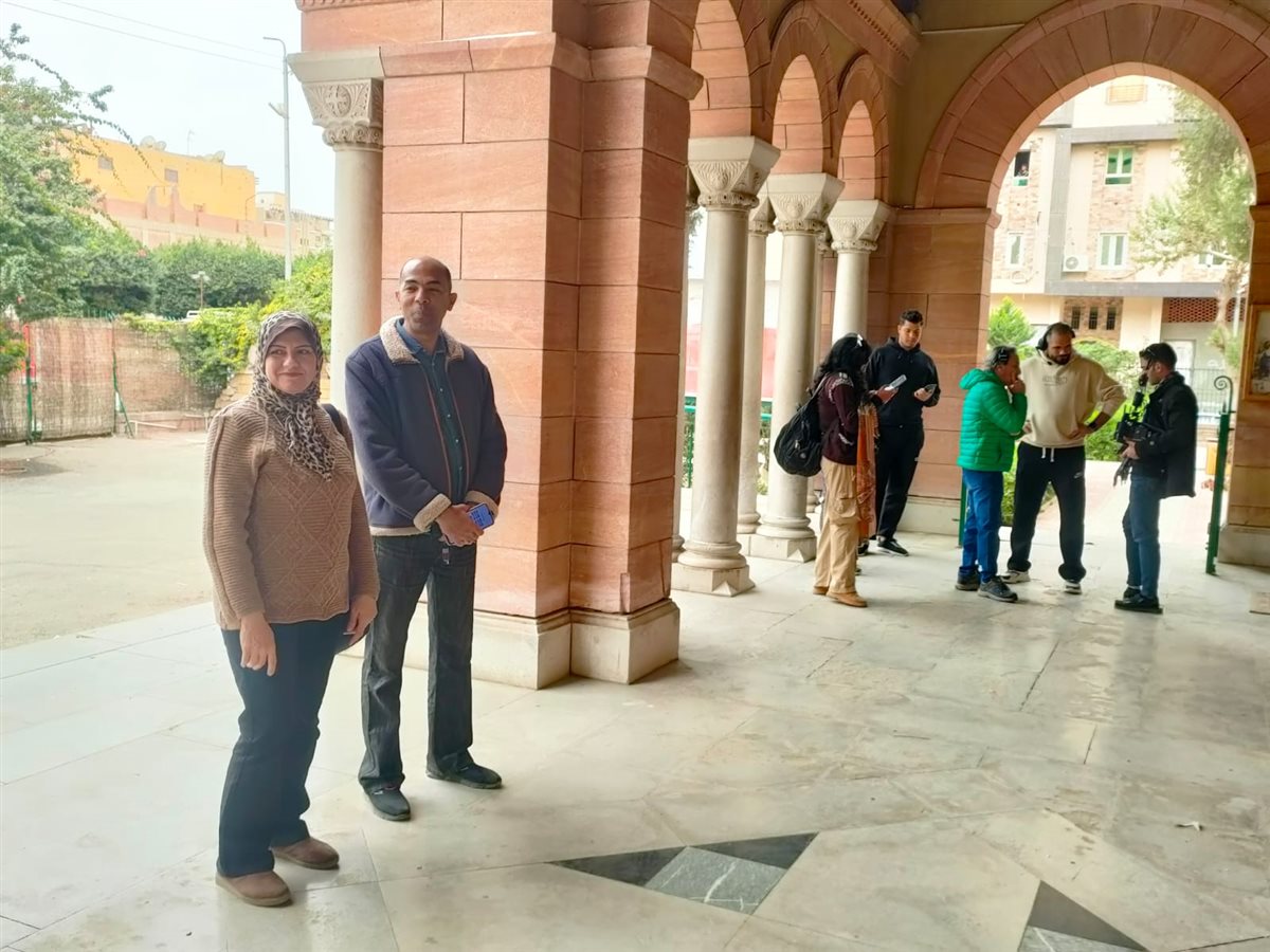 جانب من مراحل تصوير الفيديو الترويجي، فيتو