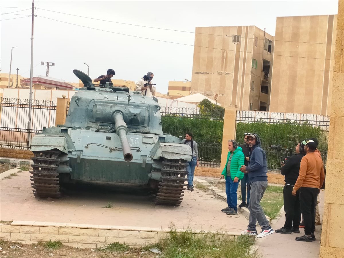 جانب من مراحل تصوير الفيديو الترويجي، فيتو