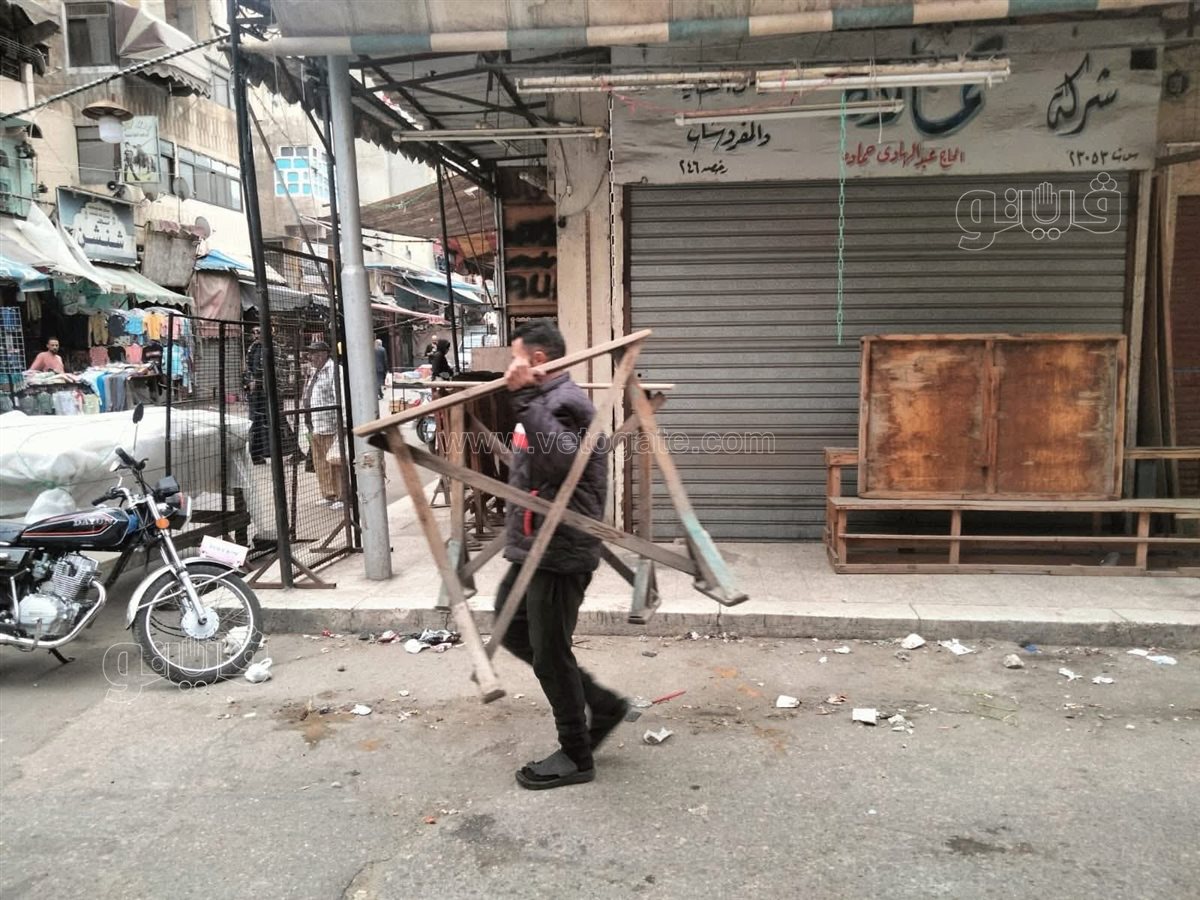 حملات لإزالة الاشغالات بعرب ومناخ بورسعيد، ڤيتو