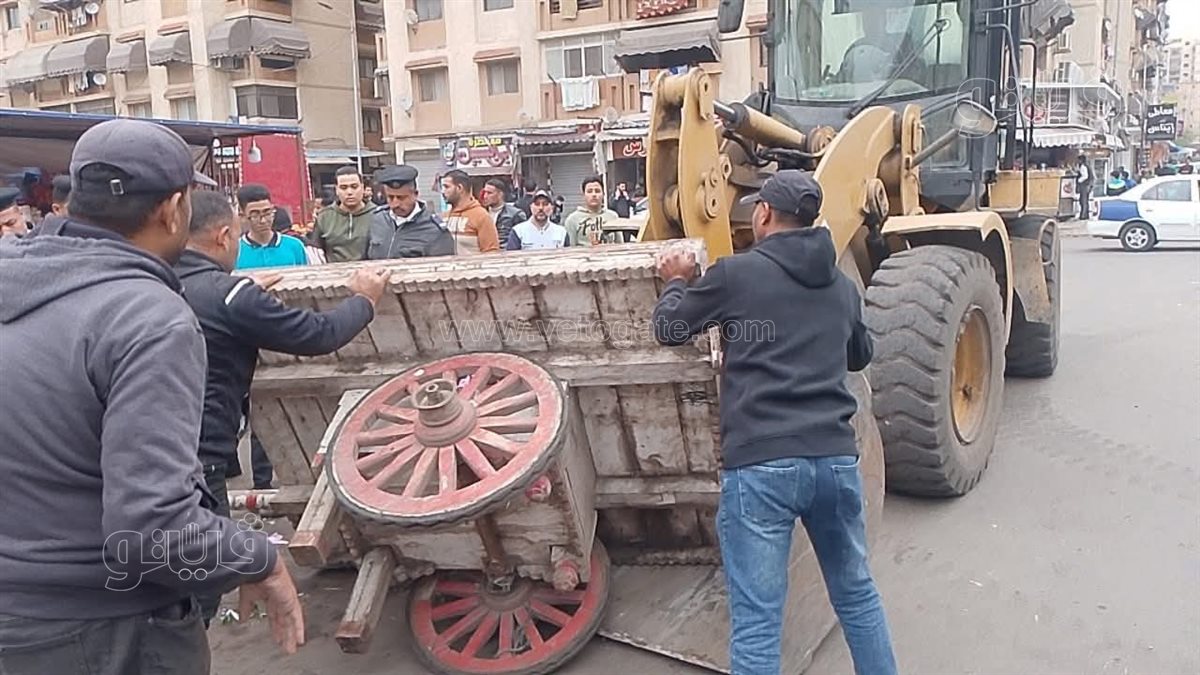 حملات لإزالة الاشغالات بعرب ومناخ بورسعيد، ڤيتو