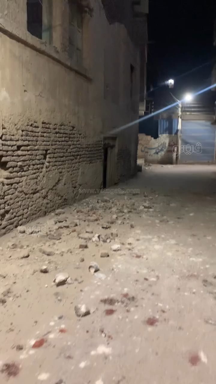 انهيار مبنى السينما القديمة فاقوس،فيتو