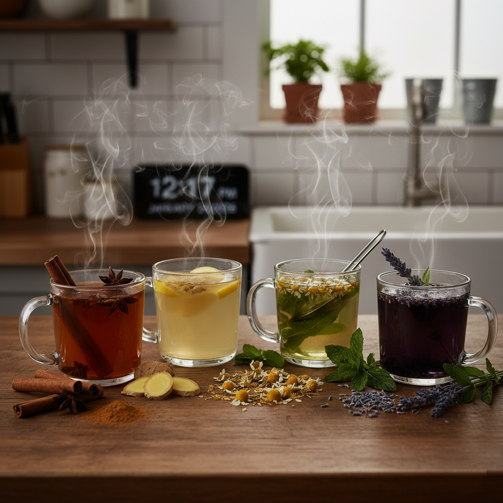 مشروبات عشبية لراحتك