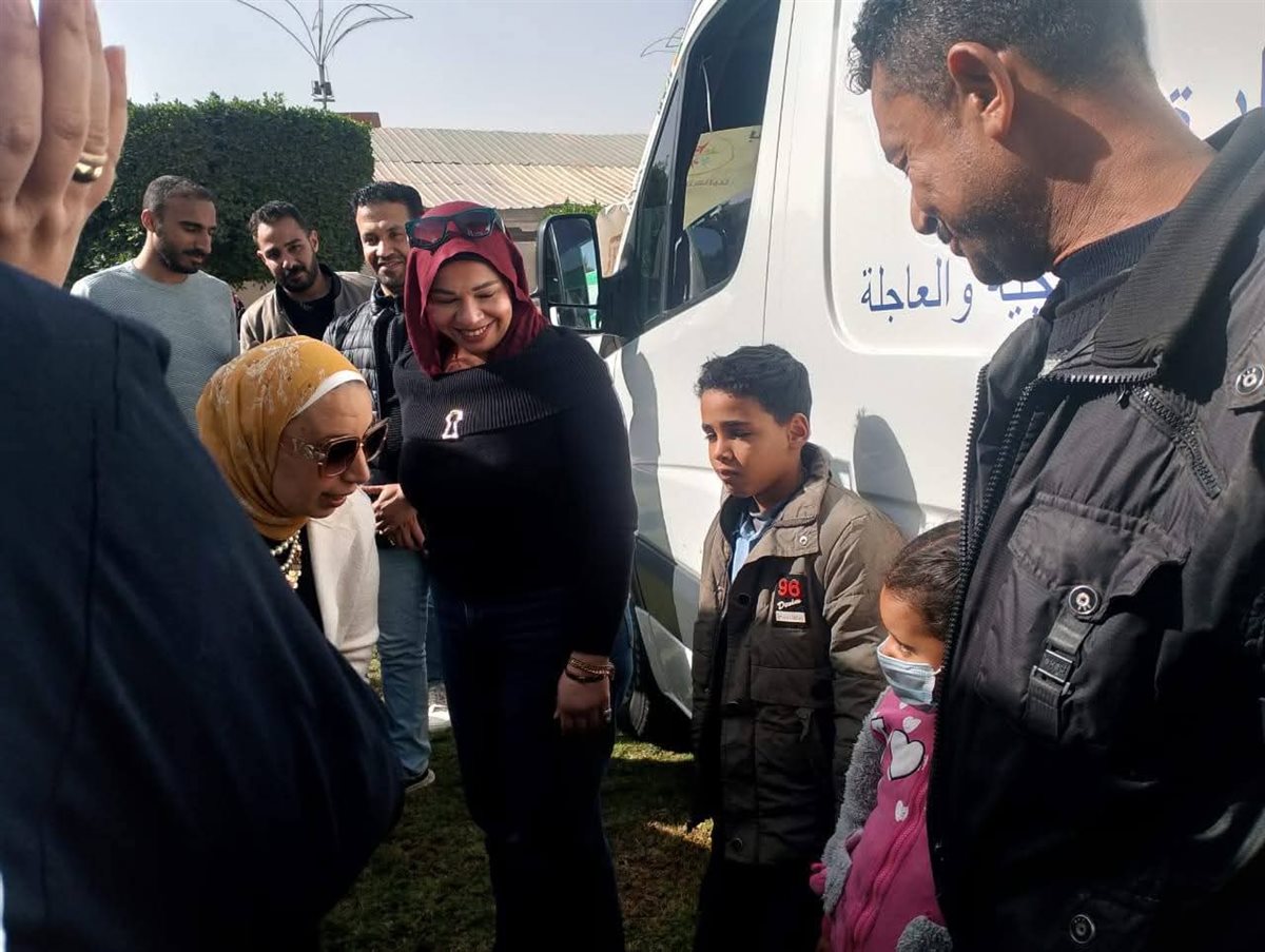 جانب من خدمات القوافل، فيتو