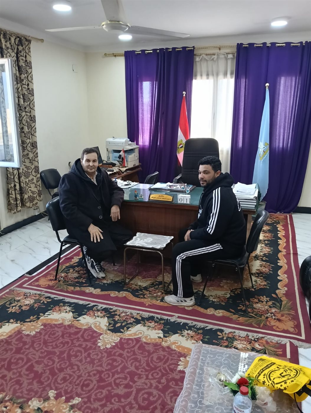 مديرية عمل كفر الشيخ تستقبل المواطن صاحب الواقعة المثيرة