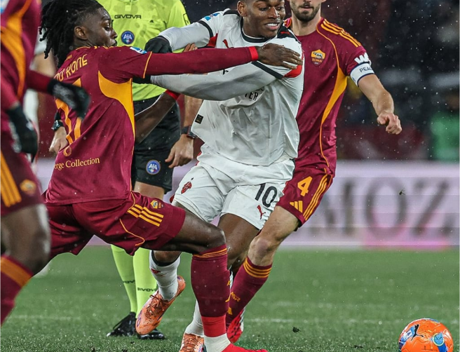 لقاء روما ضد ميلان، فيتو