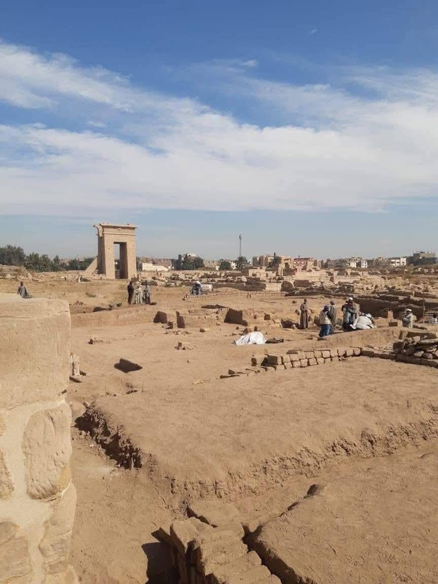 الصور الأولى لاكتشاف بحيرة مقدسة بالأقصر بجوار معبد الكرنك&nbsp;