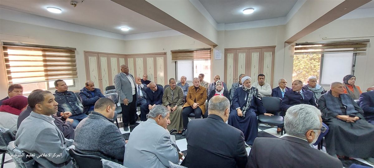 اجتماع مجلس امناء تعليم الشرقية مع رمضان -فيتو