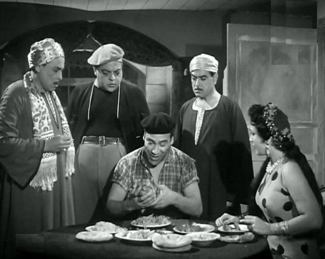 محمود اسماعيل وتحية كاريوكا ومحسن سرحان فى سمارة&nbsp;