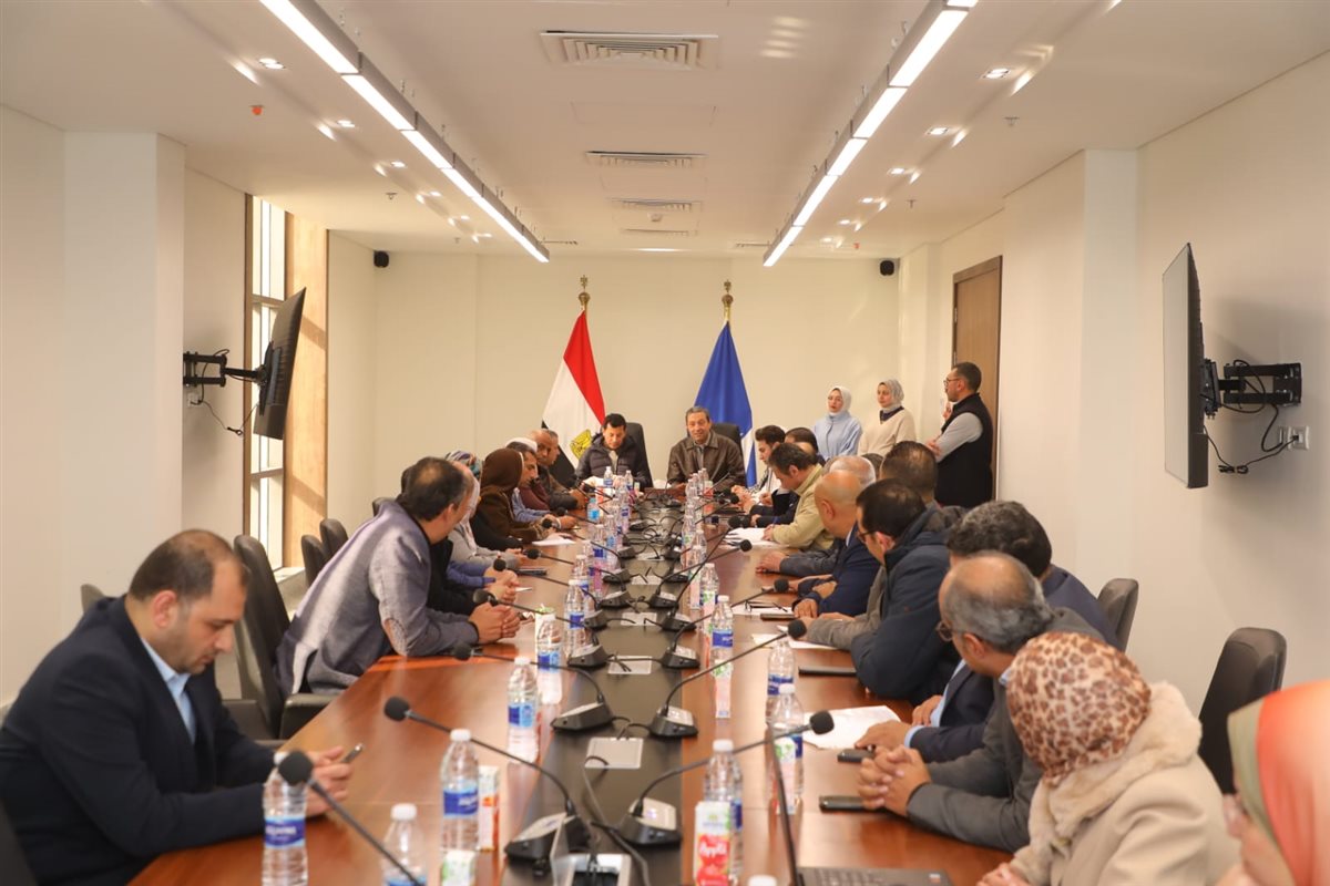 لقاء وزير الشباب والرياضة ومحافظ دمياط مع أعضاء مجلسي النواب