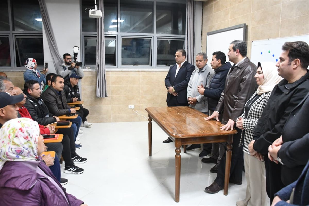 أشرف صبحي ومحافظ دمياط يتفقدان اختبارات «كابيتانو مصر 2026»&nbsp;